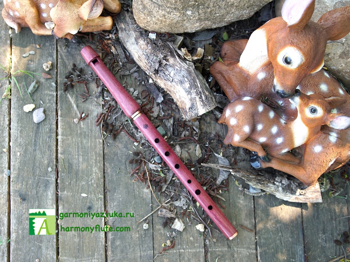 Low Whistle in F amaranth wood - Image 4